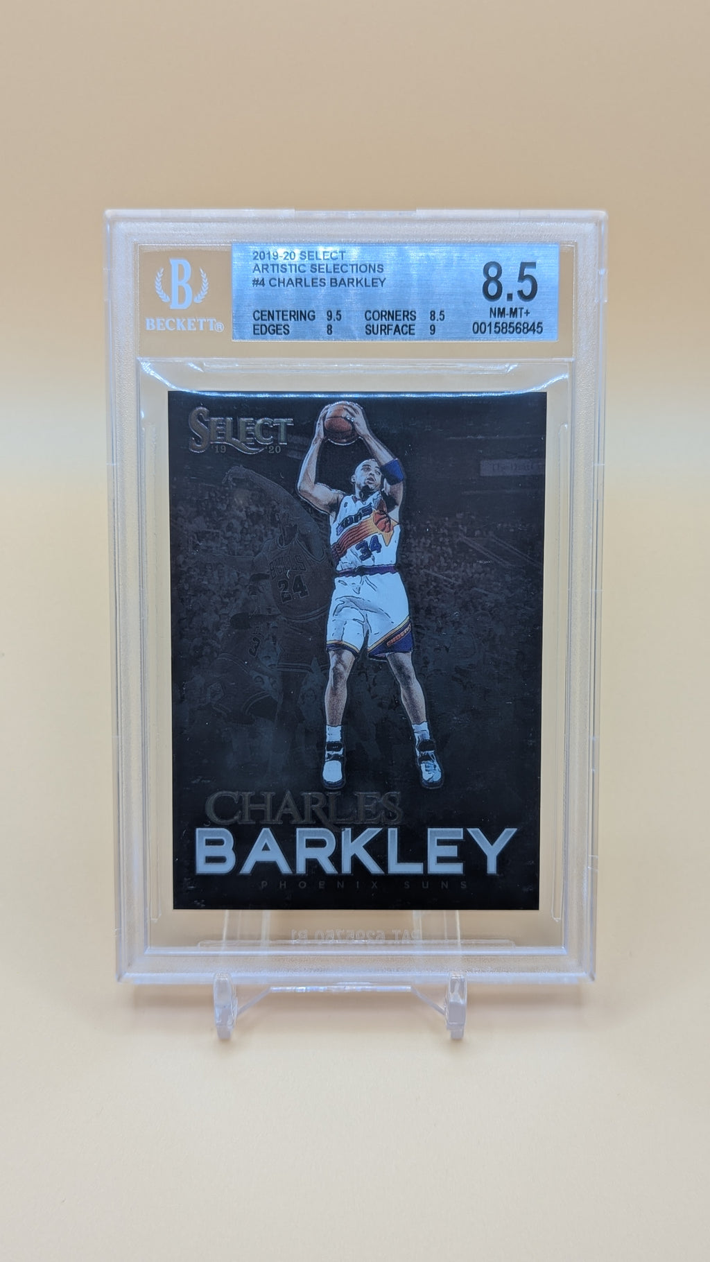 2019-2020 Select Artistic Selections Charles Barkley SSP - Beckett - 8.5