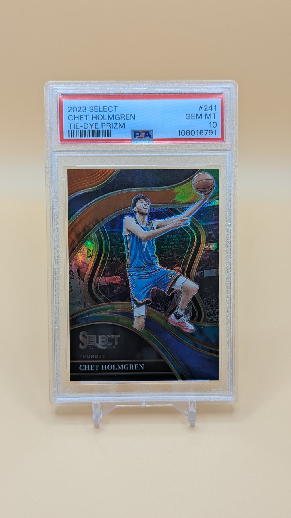 2023 Select Chet Holmgren Tie Dye 21/25 SSP - PSA - 10