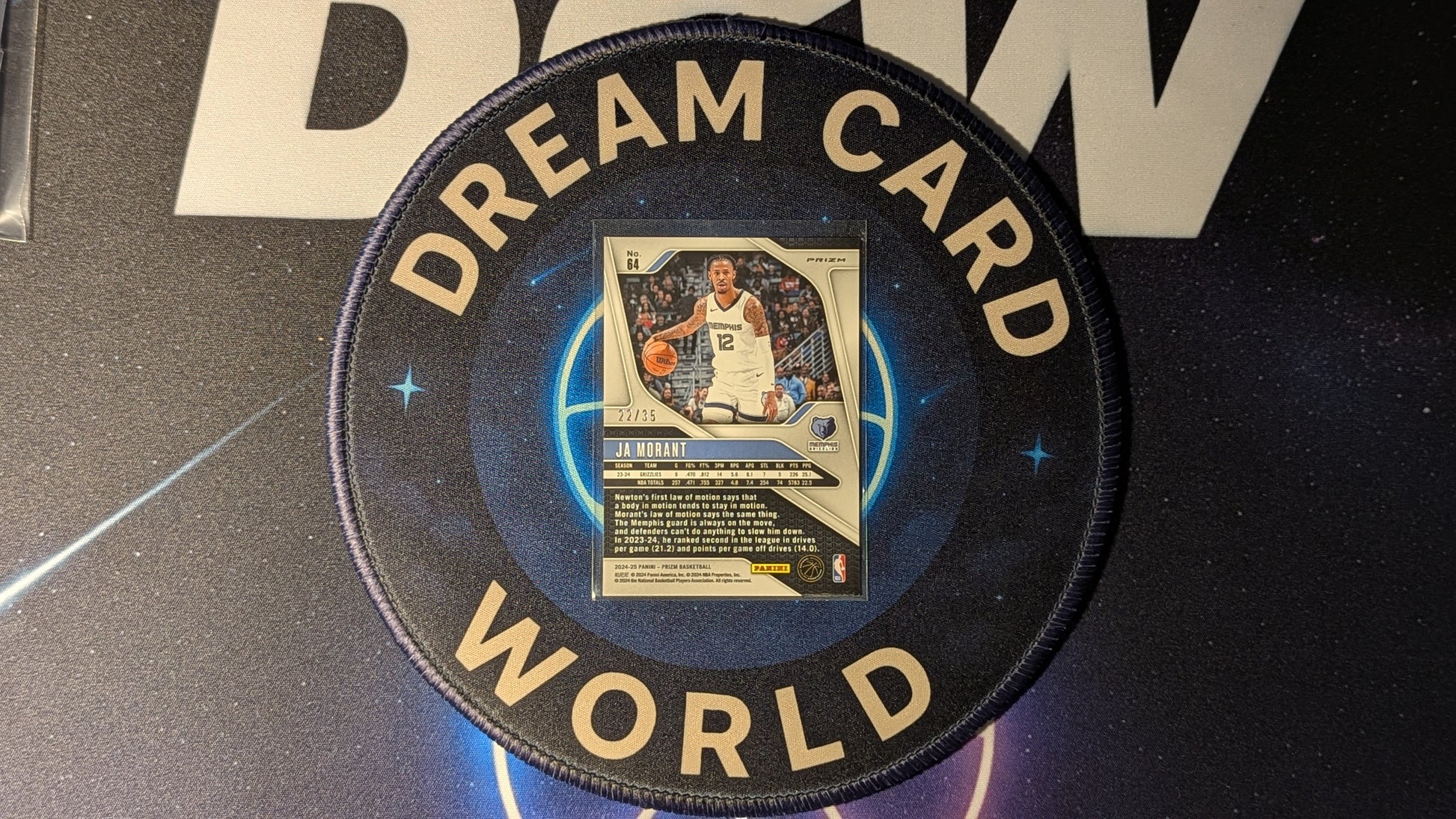 2024-25 Panini Prizm Ja Morant 22/35 Shimmer