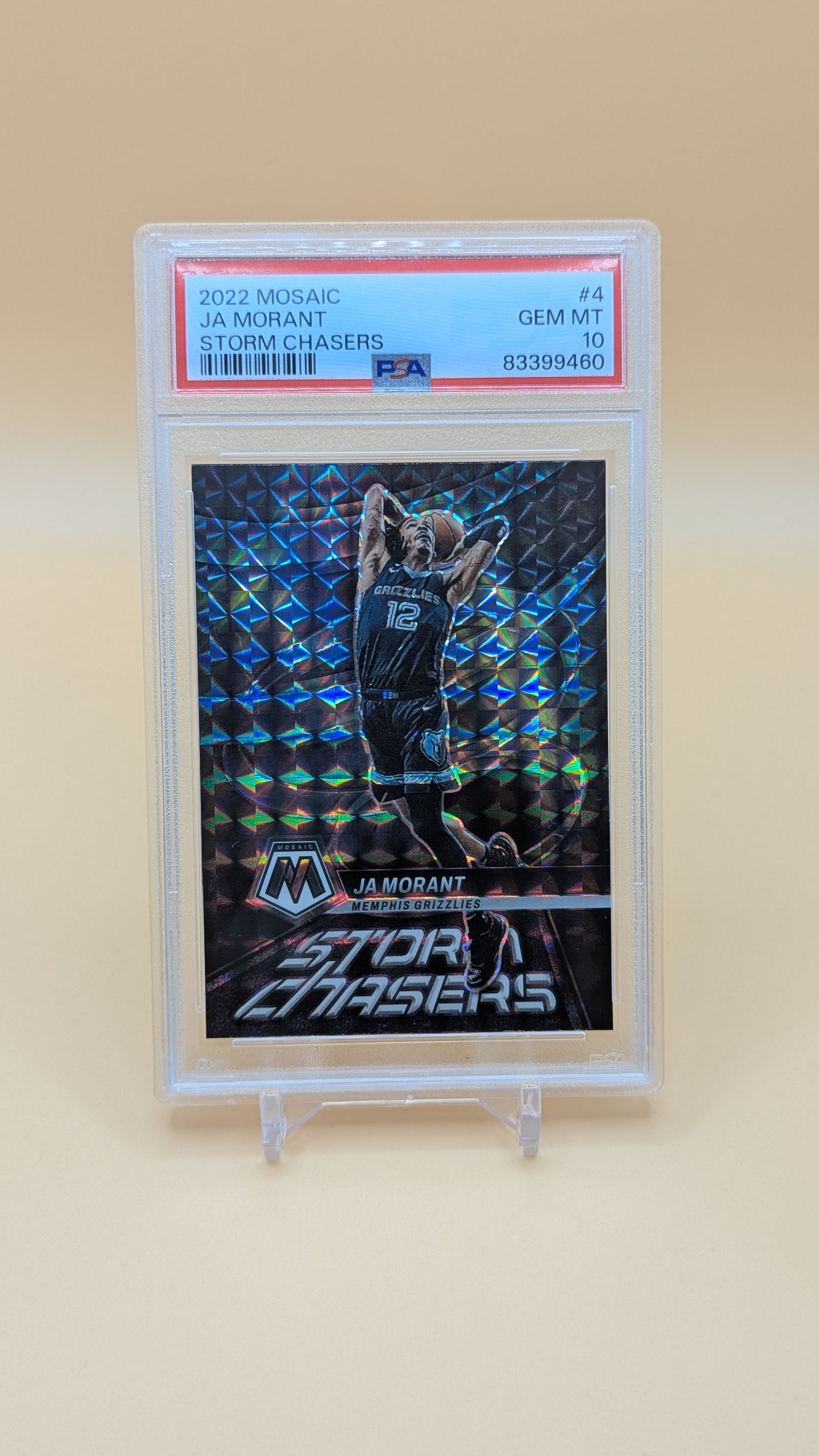 2022 Mosiac Ja Morant Storm Chasers SSP  - PSA - 10
