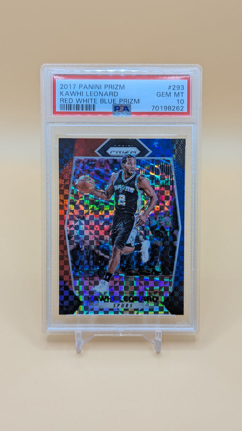 2017 Prizm RWB Kawhi Leonard - PSA - 10