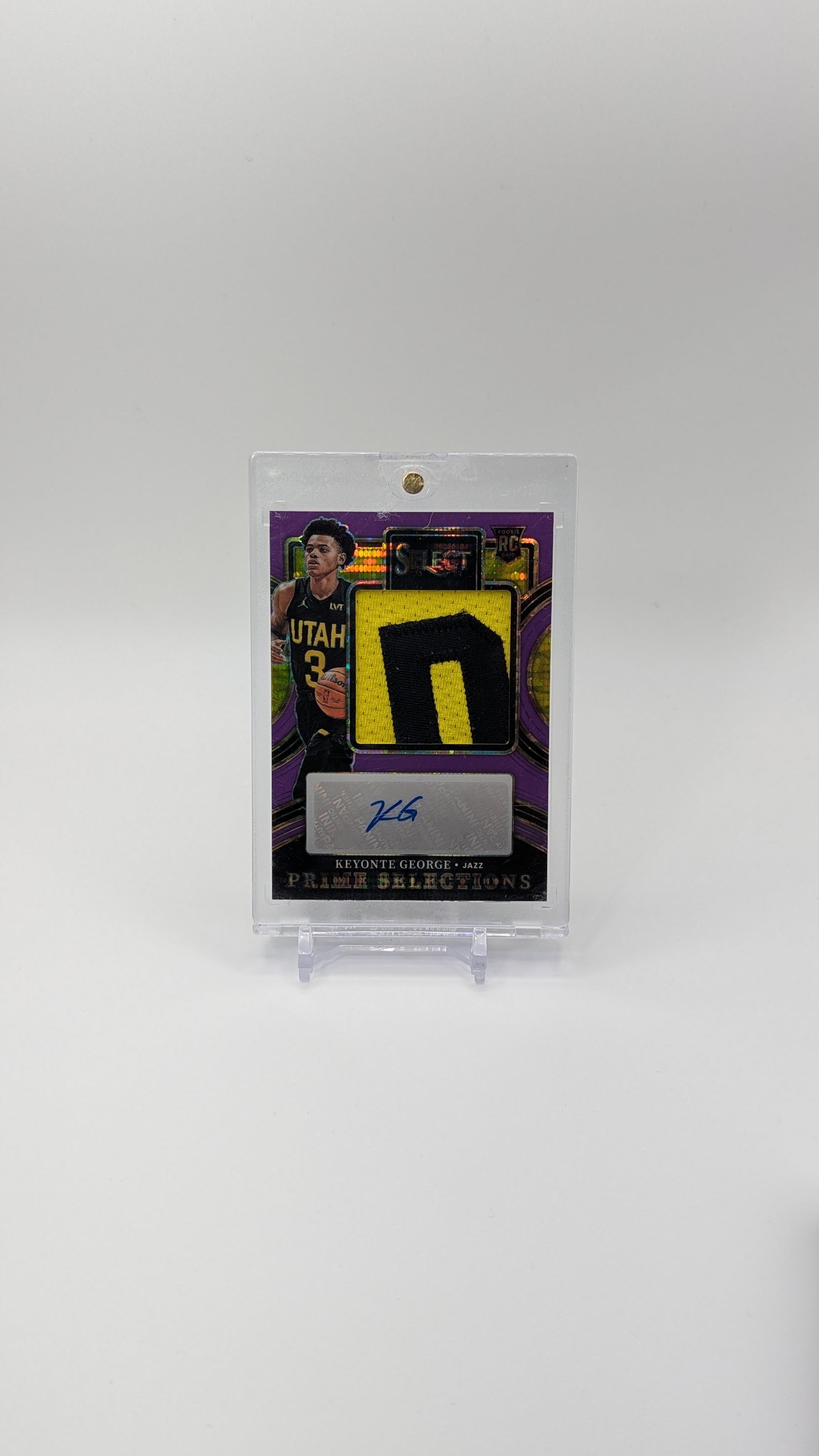 2023 PANINI SELECT PURPLE PULSAR FOTL KEYONTE GEORGE RC /15