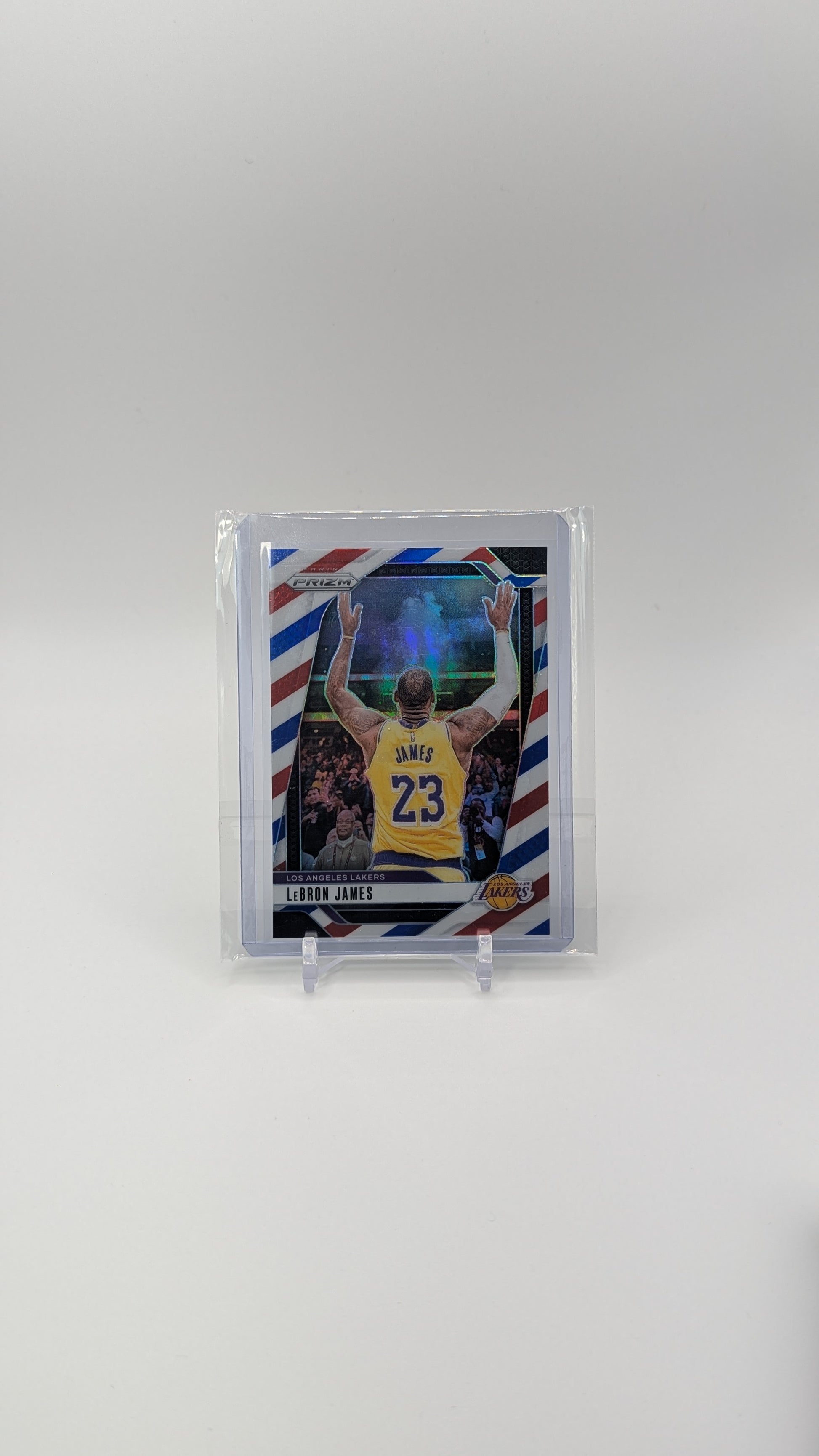 Lebron James RWB Prizm Chalk Toss