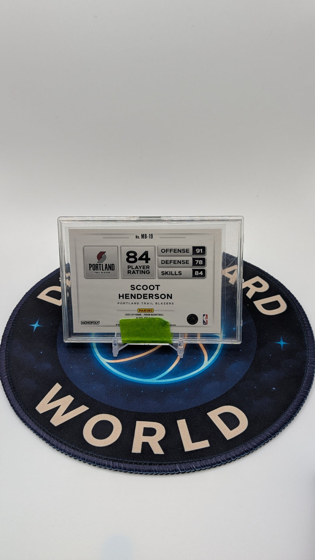 Scoot Henderson Moneyblast Prizm Monoply- RC SSP