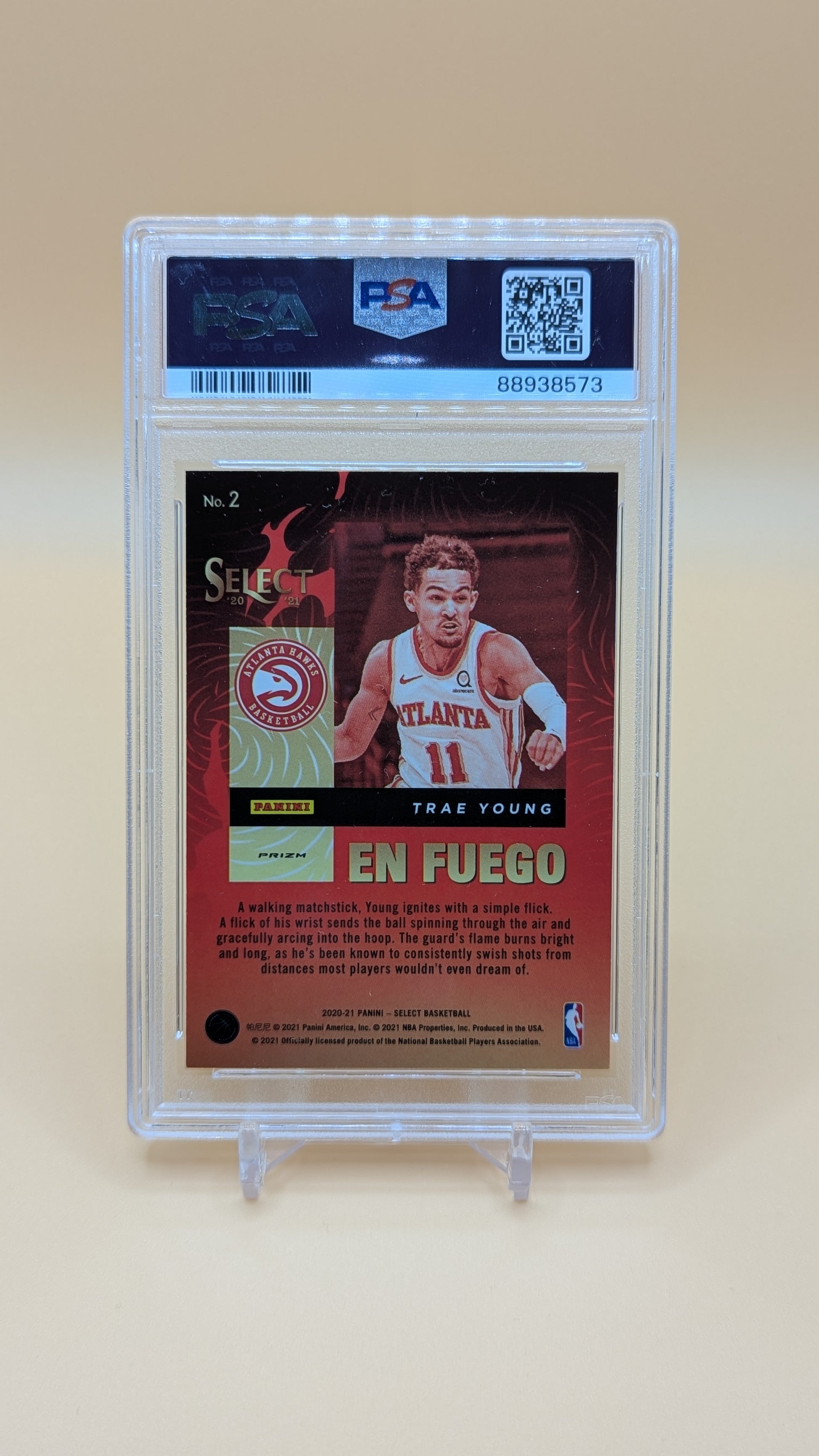 2020 Select Trae Young En Guego Silver Super SSP - PSA - 10