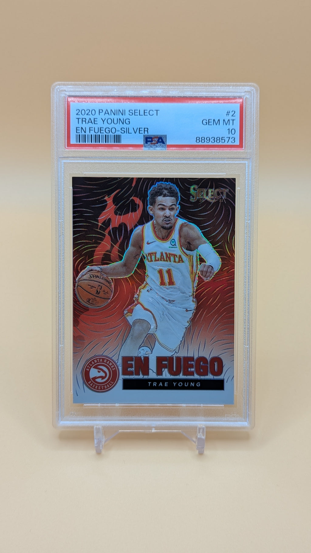 2020 Select Trae Young En Guego Silver Super SSP - PSA - 10